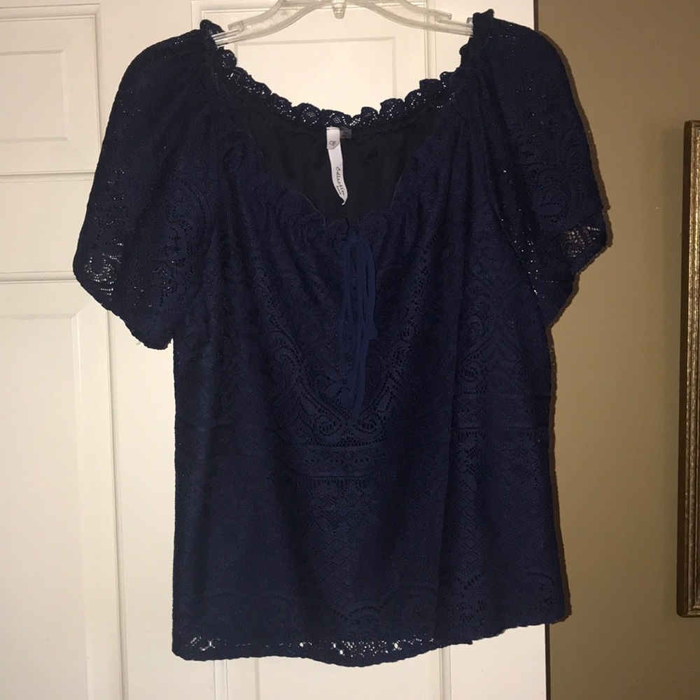 NY Collection PXL lace top